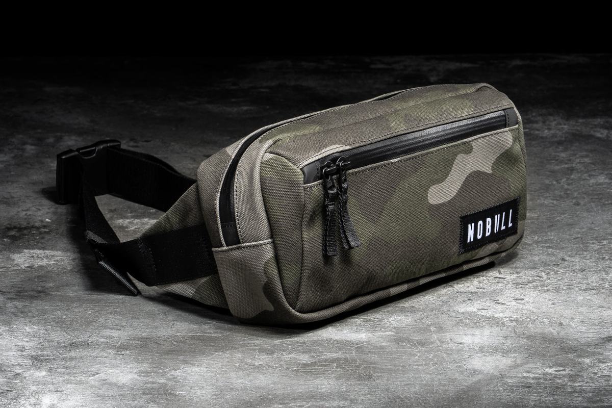 Nobull Crossbody Men\'s Bags Green Camo | Australia (GV5683)